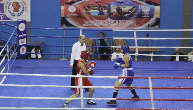 Çankırı'da boks heyecanı
