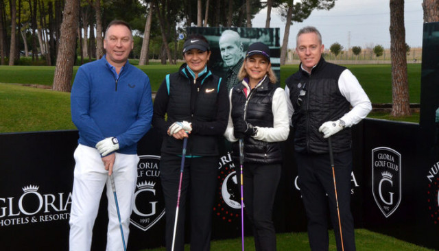 İngiliz futbolcu David Platt, Özaltın Golf Turnuvası'nda