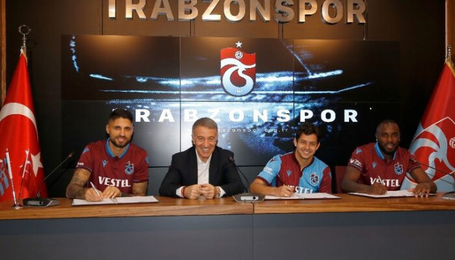 Trabzonspor, Guilherme, Da Costa ve Messias ile sözleşme imzaladı