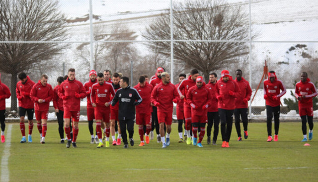 Sivasspor'da neşeli antrenman