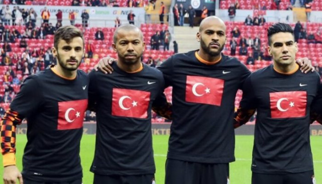 Galatasaray'da Falcao, Mariano ve Saracchi'nin açıklamaları
