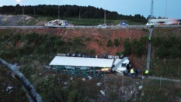 Kuzey Çevre Otoyolu'nda korkunç kaza