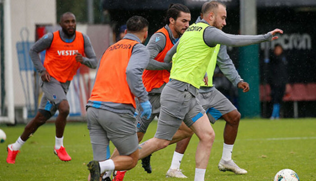 Trabzonspor, takım halinde çalıştı
