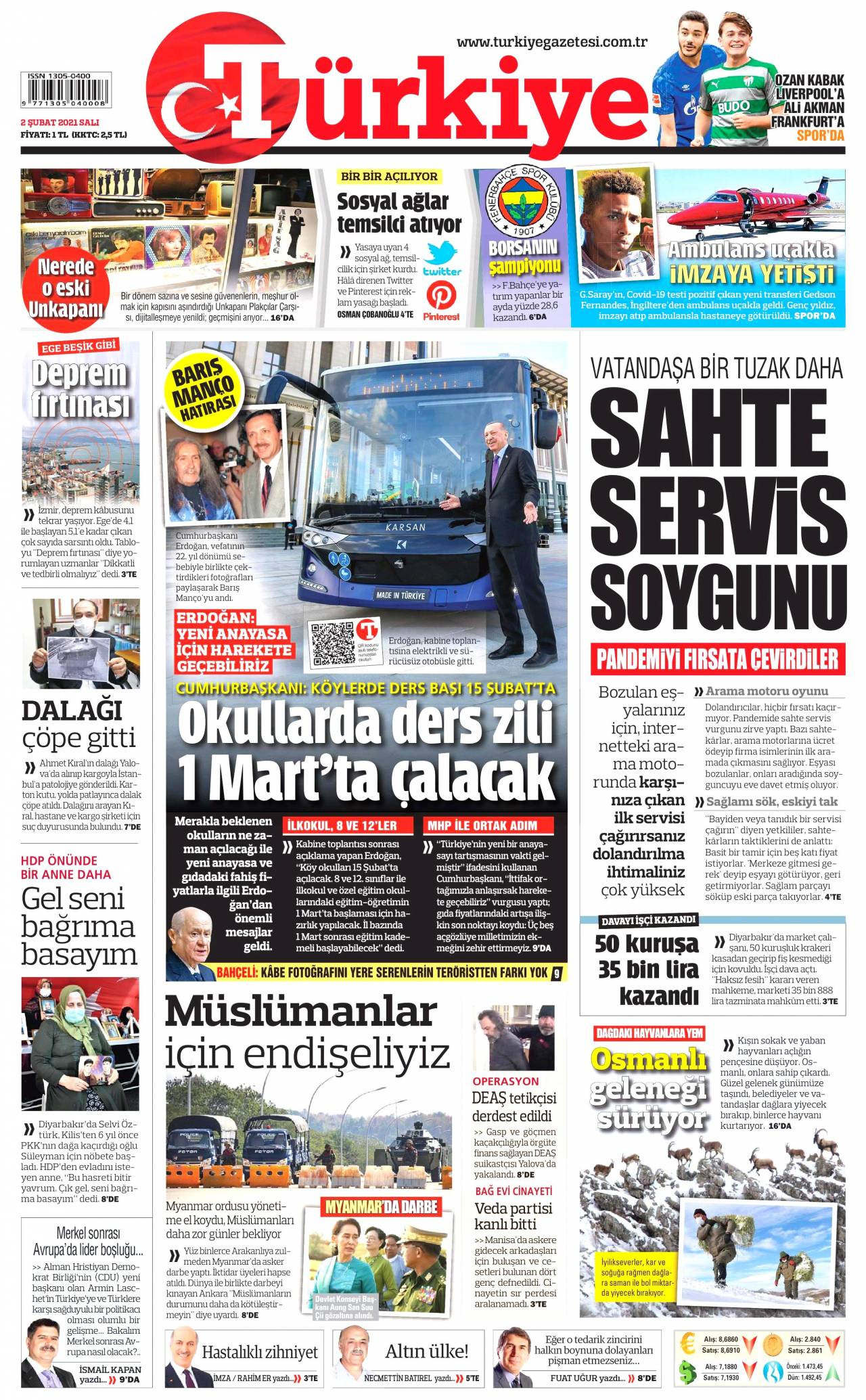 gazetesi mansetleri gazeteler