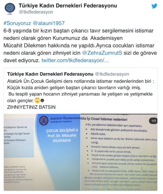 Ataturk Universitesi Nde Skandal Aile Ici Cinsel Istismar Notlari Guncel